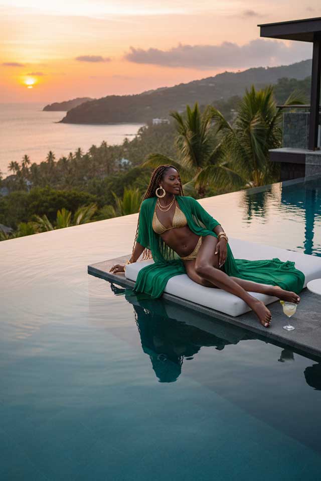 Zara, the Golden Queen, Koh Samui, Thailand